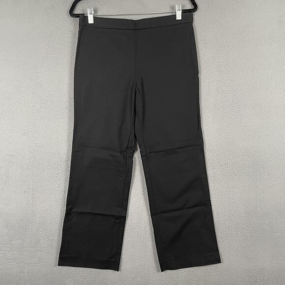 The Row Pants Womens 6 Straight Leg Stretch Flare Pull On Made in USA Elegant